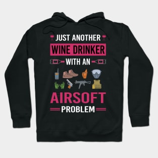 Wine Drinker Airsoft Hoodie